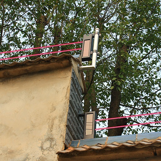 (image for) Sensor de seguridad inalámbrico de energía solar de 2 haces